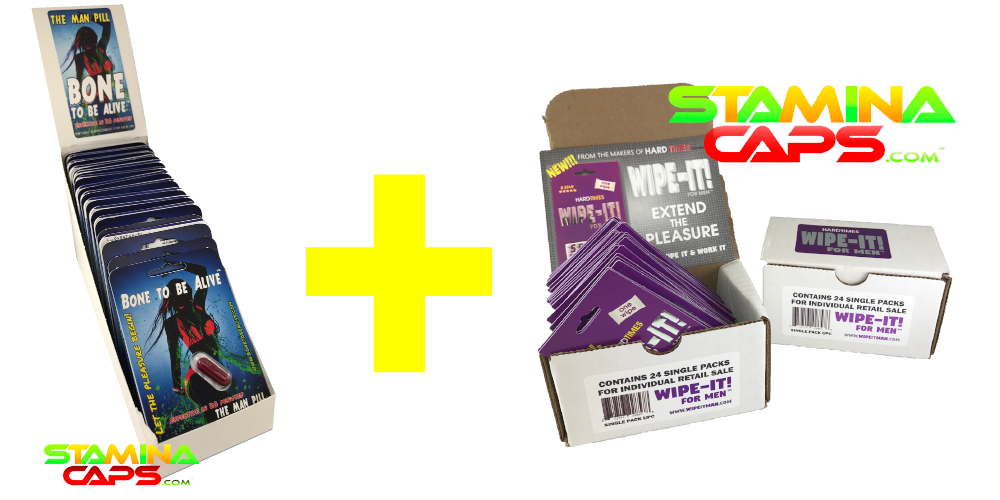 BONE TO BE ALIVE + WIPE-IT! COMBO DEAL - Boxes of 24 of each for ONLY $96.20!  Save 15% on this deal and FREE SHIPPING!