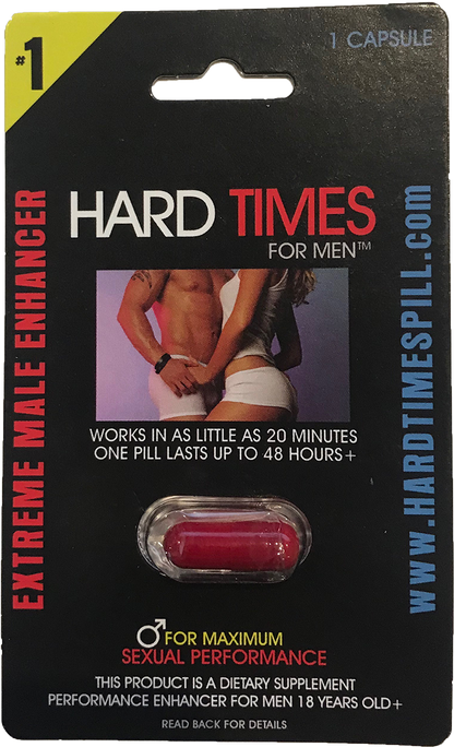 Hard Times for Men ORIGINAL 24 Single Packs w/ FAST & FREE SHIPPING!!!