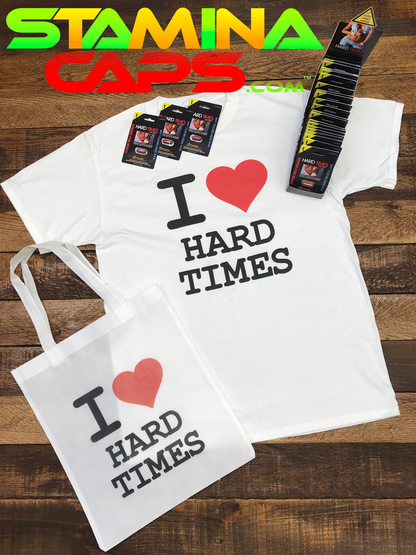 Hard Times for Men ORIGINAL 24-pack box GIFT BUNDLE w/ T-Shirt & Tote Bag & FAST & FREE Shipping!!!