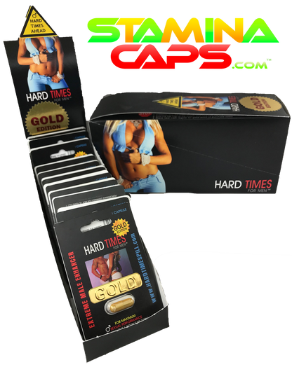 Hard Times for Men GOLD 24-pack box GIFT BUNDLE w/ T-Shirt & Tote Bag & FAST & FREE Shipping!!!