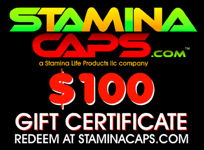 StaminaCaps.com Gift Certificate