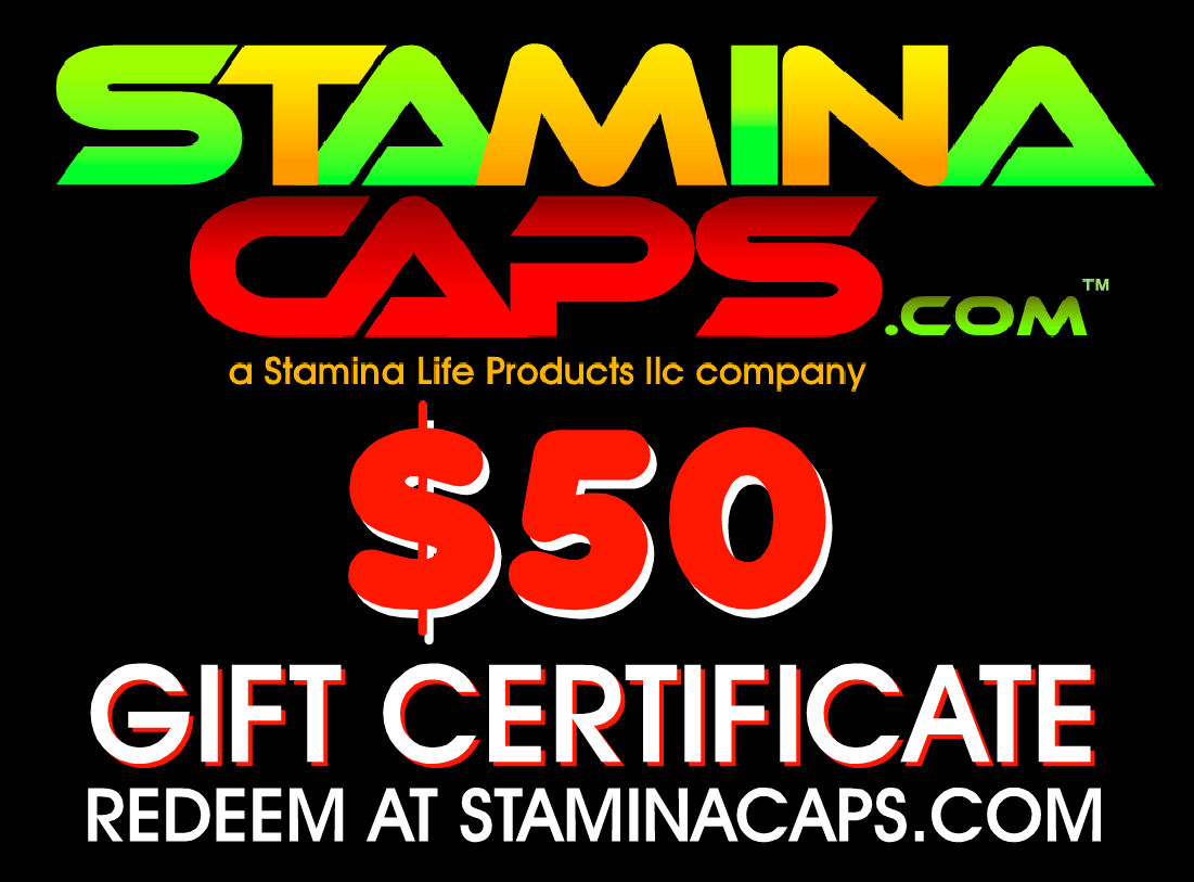 StaminaCaps.com Gift Certificate